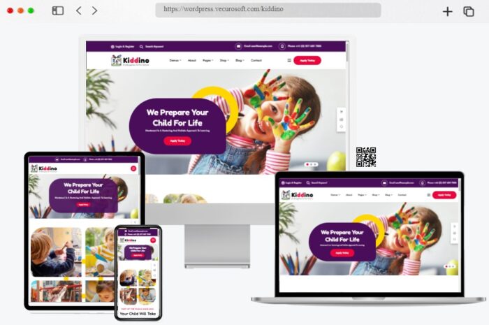 Kiddino Kindergarten WordPress Theme