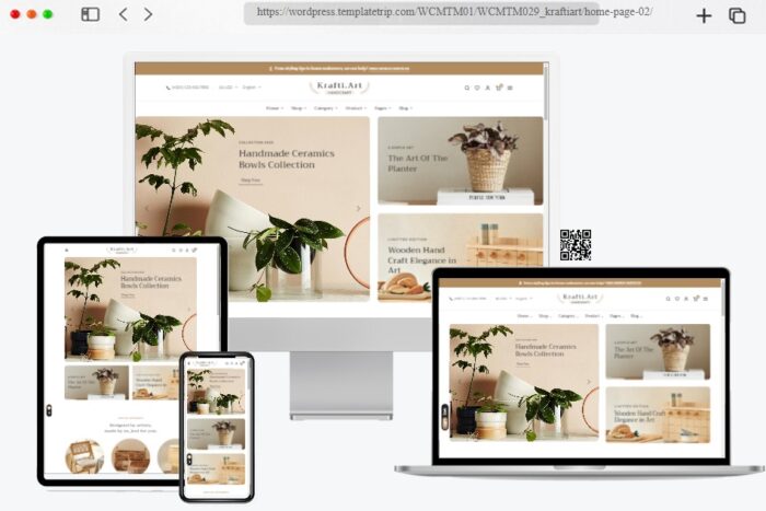 KraftiArt Furniture Responsive Theme