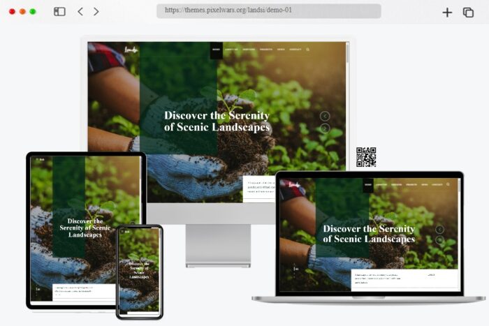 Landsi Landscaping Gardening theme