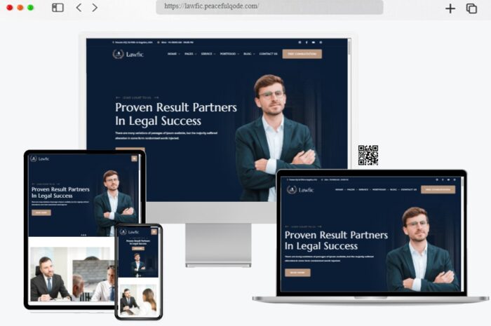 Lawfic Attorney Lawyer WordPress Theme