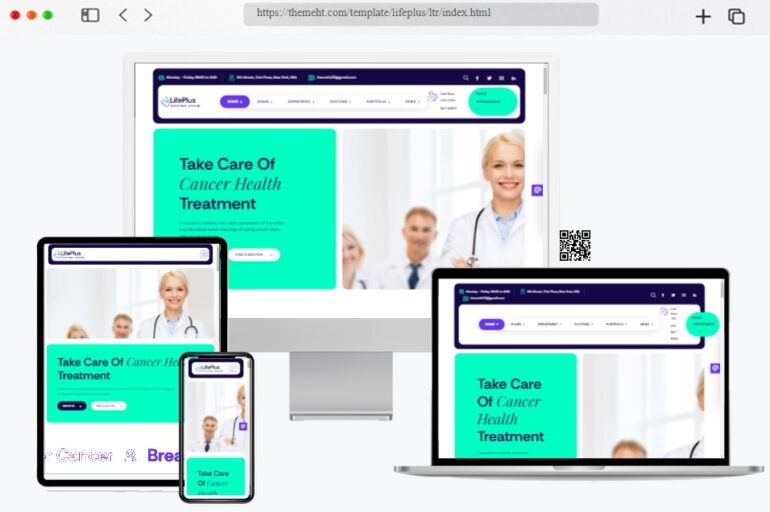 Lifeplus Healthcare HTML Template
