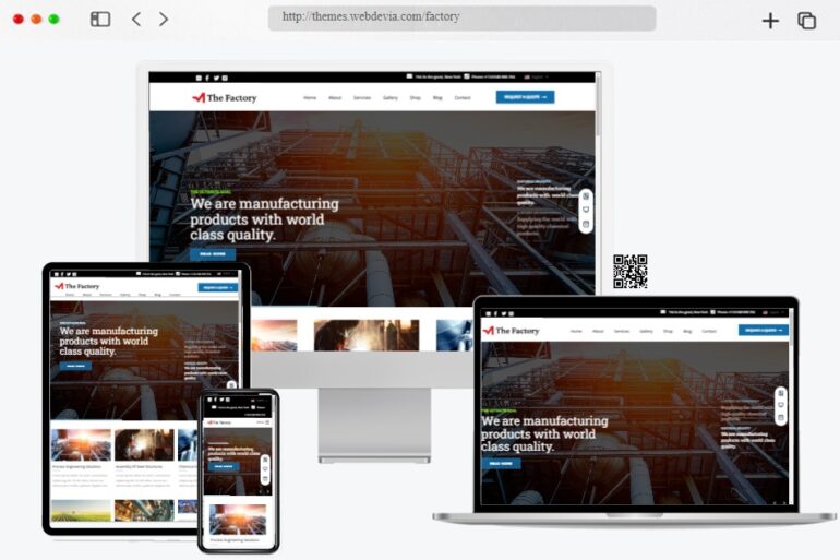 Manufacturing Factory Theme