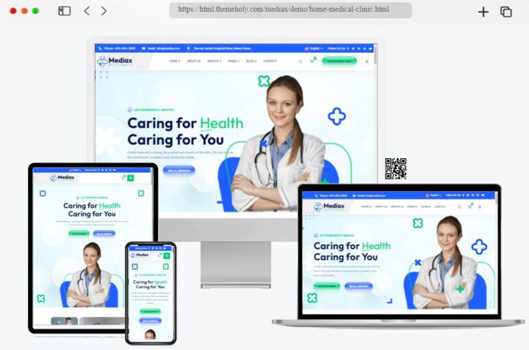 Mediax Health Medical Service HTML Template
