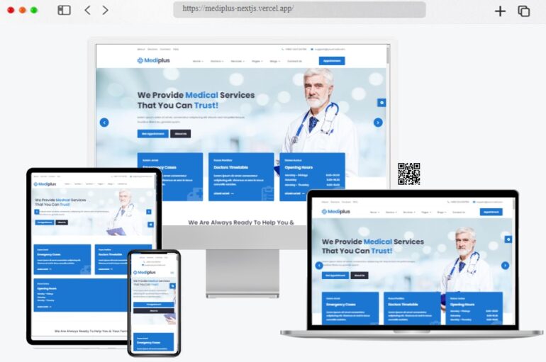 Mediplus Medical Doctor Next Js Template