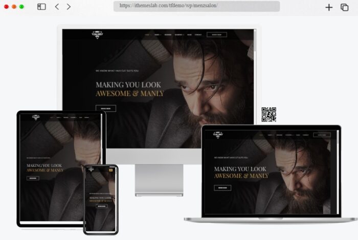 menzsalon barber salon wordpress theme