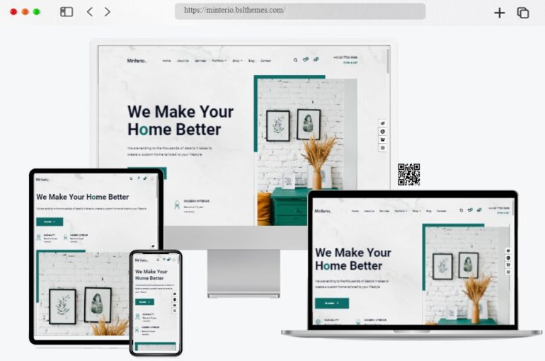 Minterio Interior Design WordPress Theme