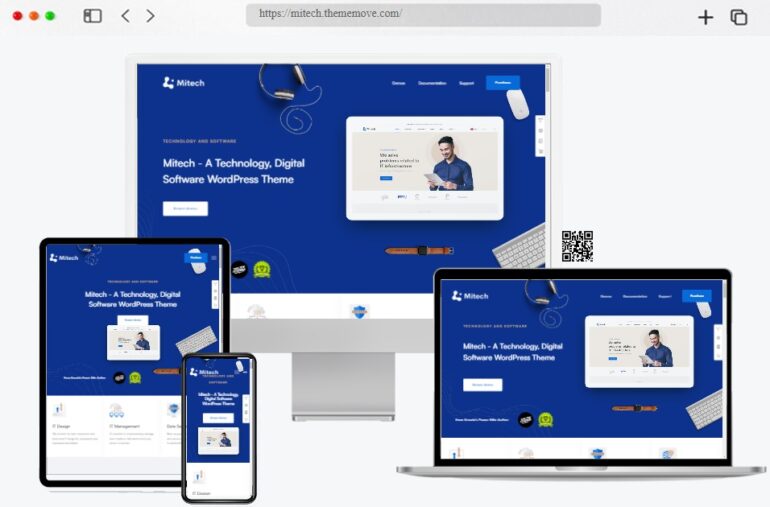 Mitech IT Solutions Services WordPress Theme