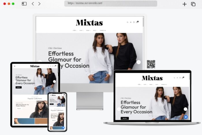 Mixtas Minimalist Fashion WooCommerce Theme