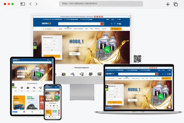 mobex auto parts wordpress theme