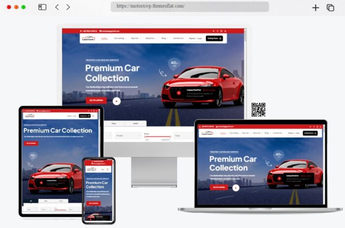 Motorx Car Dealer Listing WordPress Theme