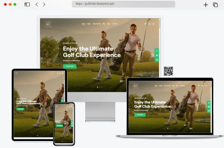 N Golf Club Sports Theme