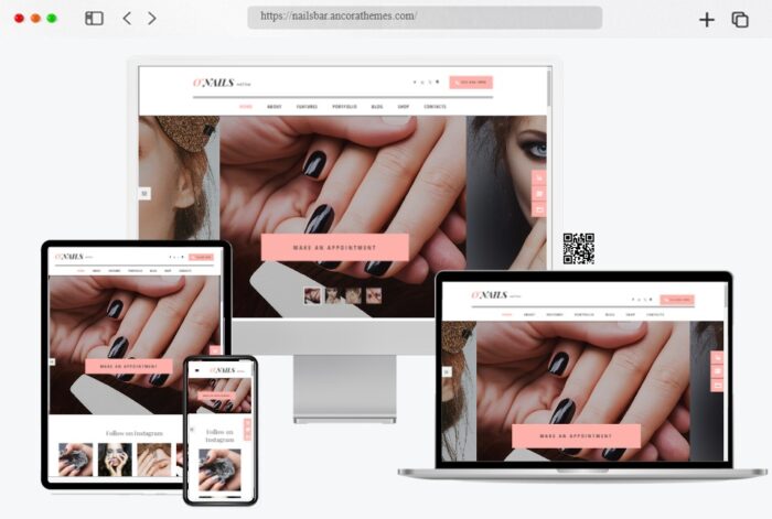 NailsBar Nail Bar Salon Theme