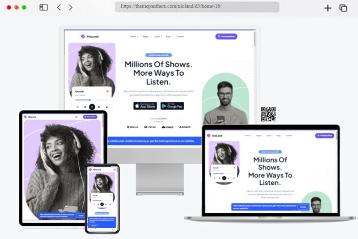 Nioland App Software Theme