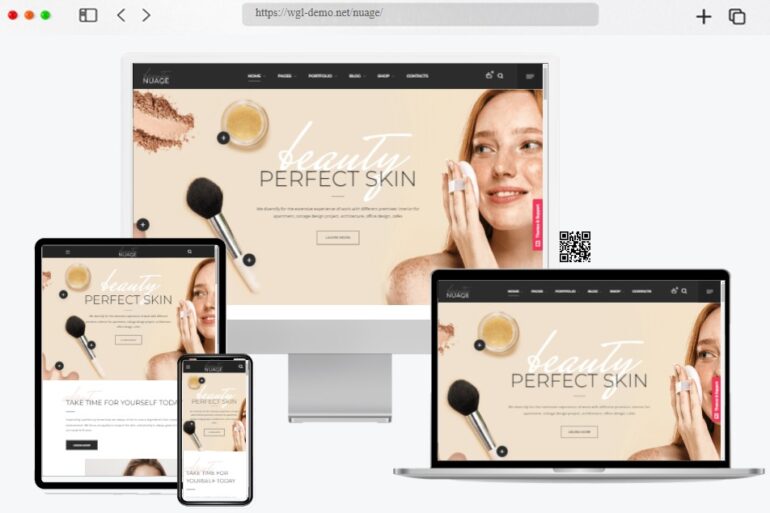 Nuage Cosmetics Beauty WordPress Theme