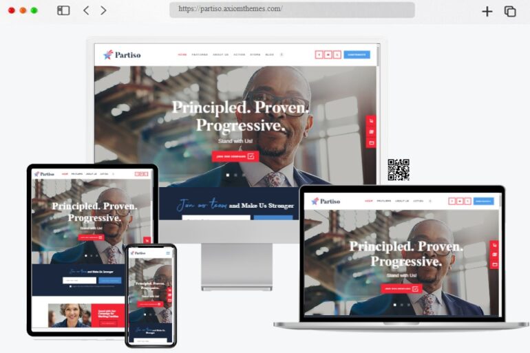 Partiso Political WordPress Theme