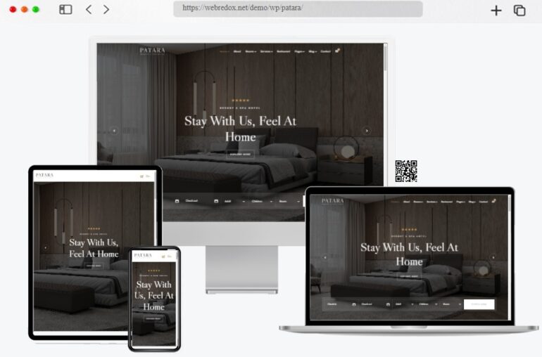 Patara Spa Hotel Elementor WordPress Theme
