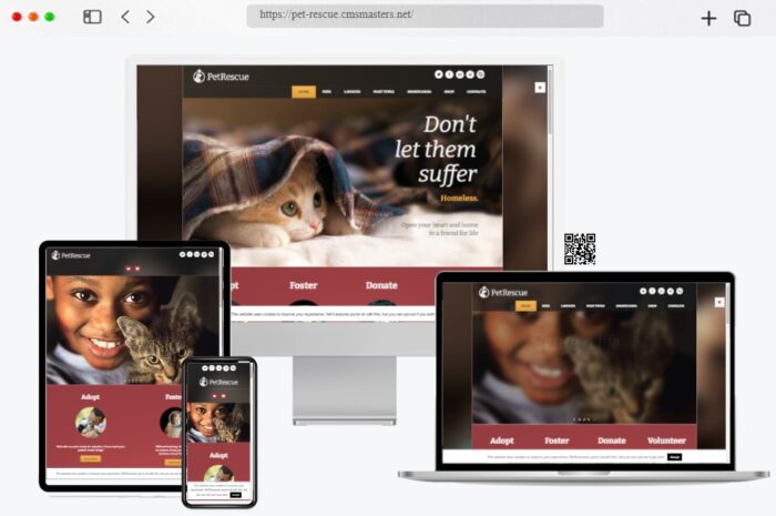 Pet Rescue Animals Charity WP Theme