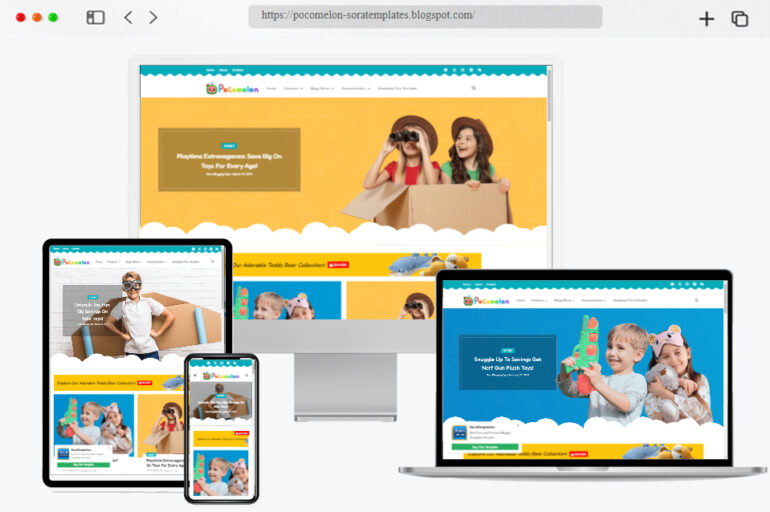 Pocomelon Free blog design templates
