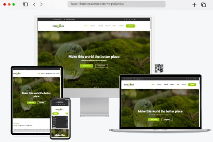 podgorica environment energy wordpress theme