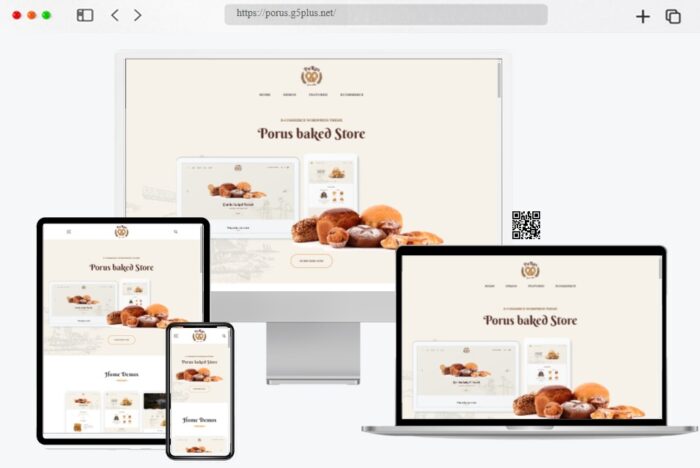 Porus Bakery Store WordPress Theme