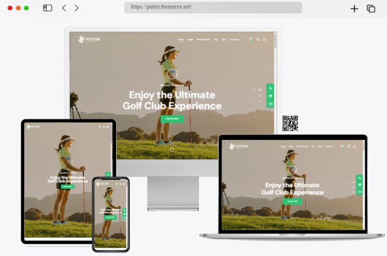 Putter Golf Course WordPress Theme