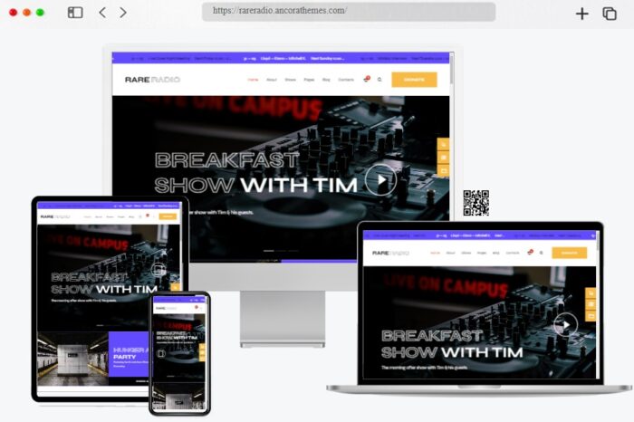 Rare Radio Podcast WordPress Theme