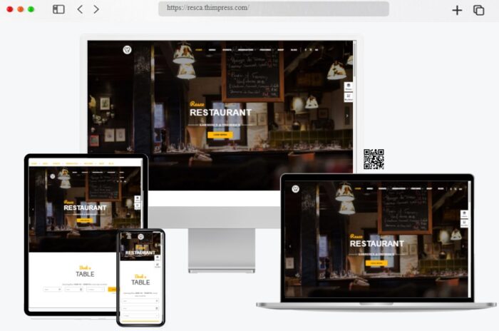 resca restaurant wordpress theme