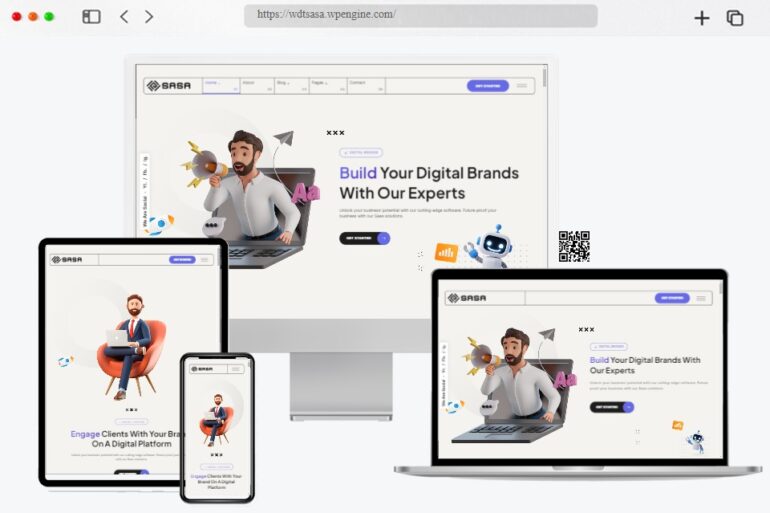 SaSa Startup WordPress Theme