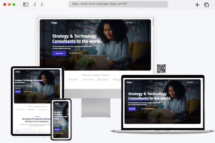 Saga Business Consulting WordPress Theme