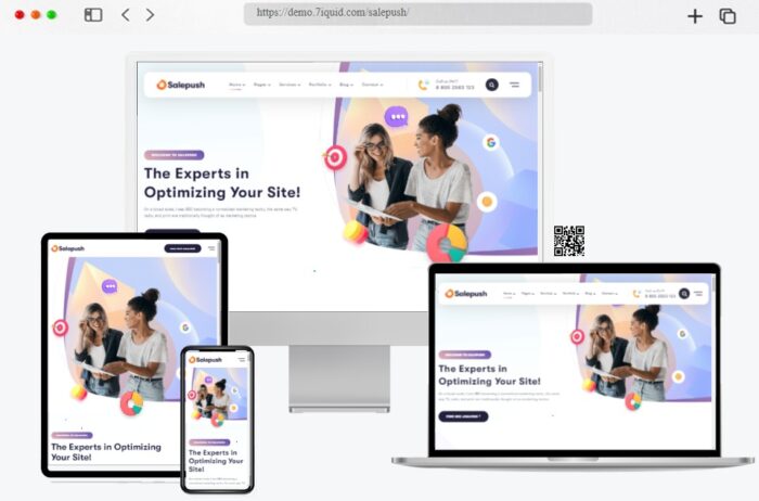 Salepush SEO Digital Marketing WordPress Theme