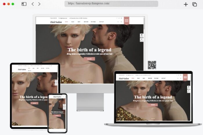 salox hair salon wordpress theme