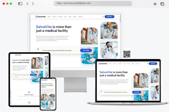salvavita medical clinic wordpress theme