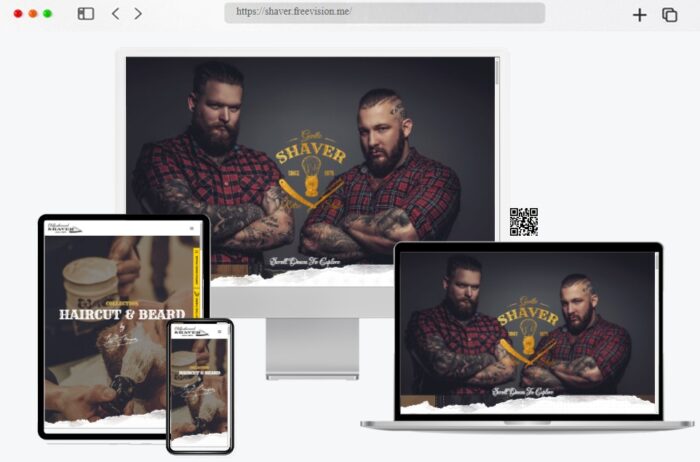 shaver barbers hair salon wordpress theme