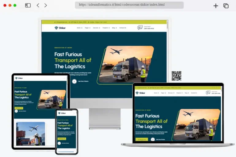Shikor Transportation Logistics HTML Template