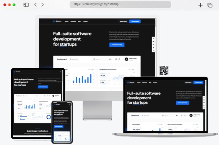 Sierra Tech Startup Elementor WordPress Theme