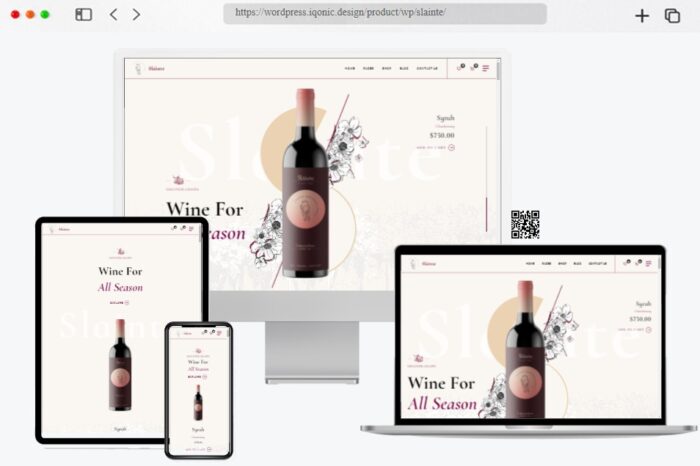 Slainte Winery Wine Store WooCommerce Theme
