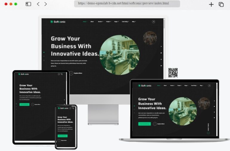 SoftconicIT Solutions HTML Template