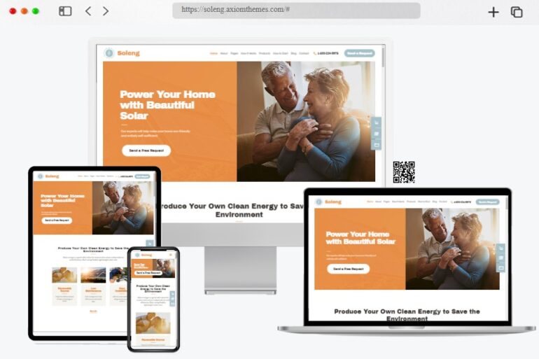 Soleng Solar Energy Company WordPress Theme
