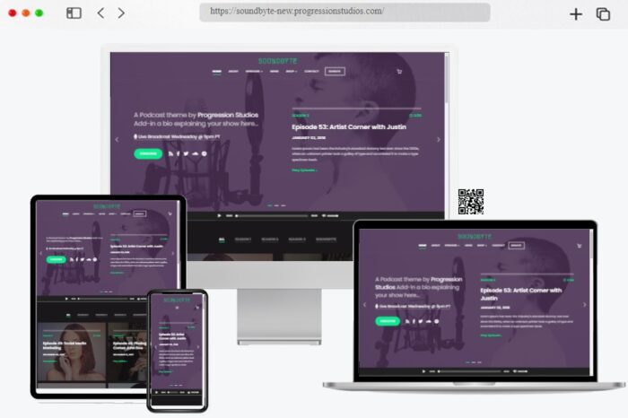 Soundbyte Podcast Audio WordPress Theme