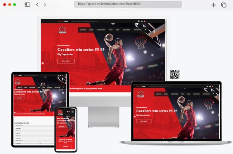 Splash Sport Club WordPress Theme