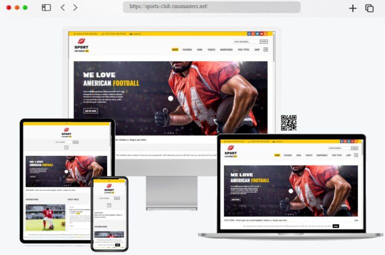 Sports Club Football Sport News Theme