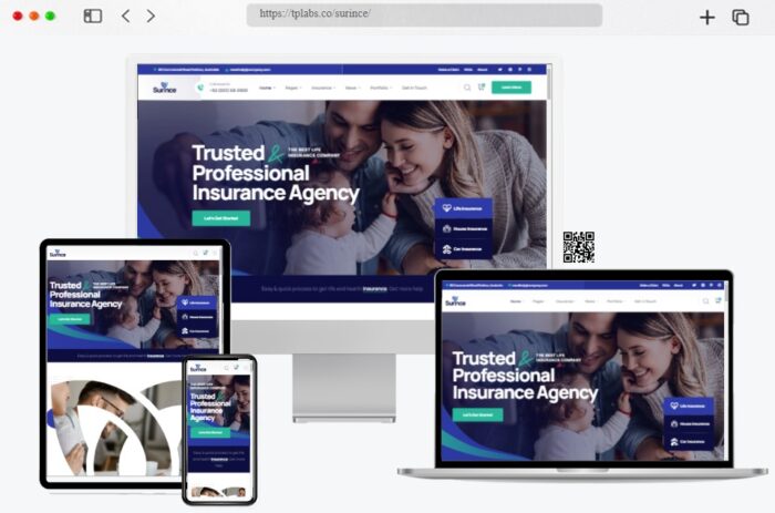 Surince Insurance Company WordPress Theme