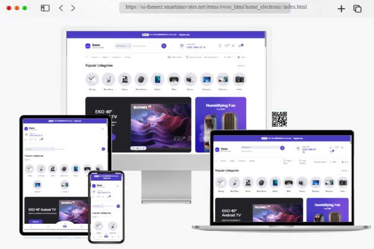 Swoo Ecommerce Shop MultiPurpose Template