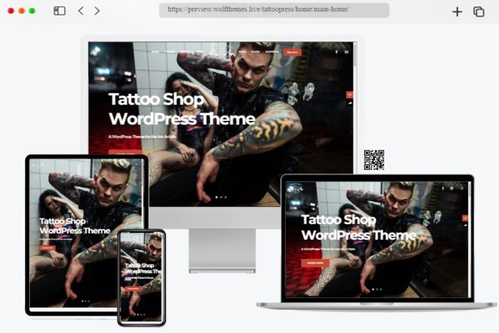TattooPress WordPress Theme