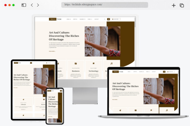 TechTide Free News Portal Magazine WordPress Theme