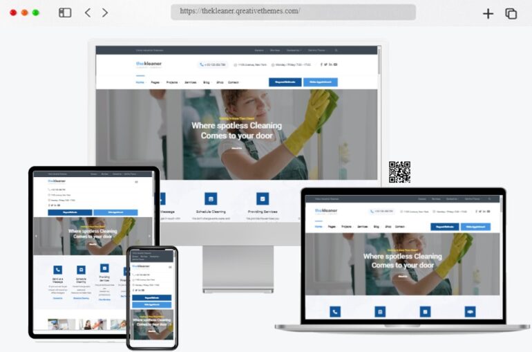 The Kleaner Cleaning Company WordPress Theme