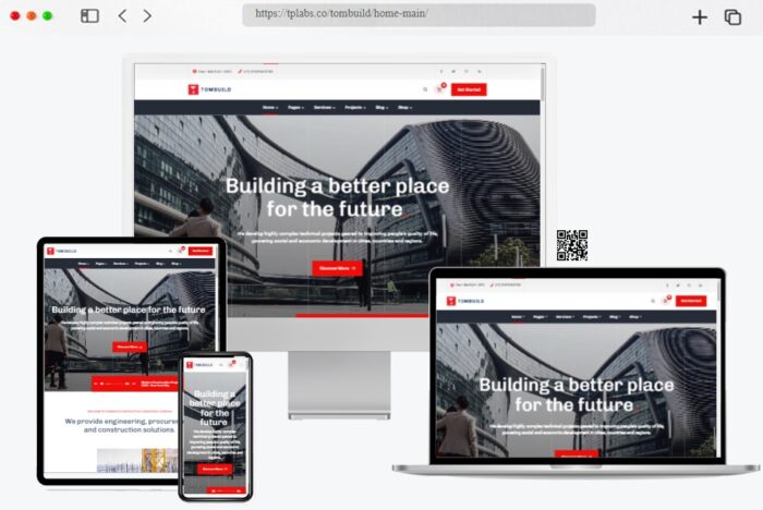 Tombuild Construction WordPress Theme