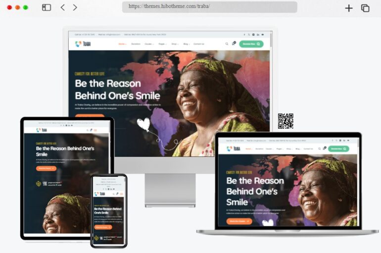 Traba Charity Foundation WordPress Theme