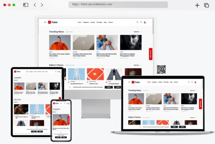 Tuber Video Podcast WordPress Theme