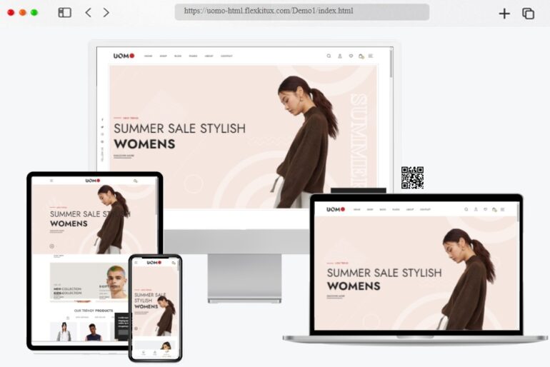 Uomo eCommerce HTML Template
